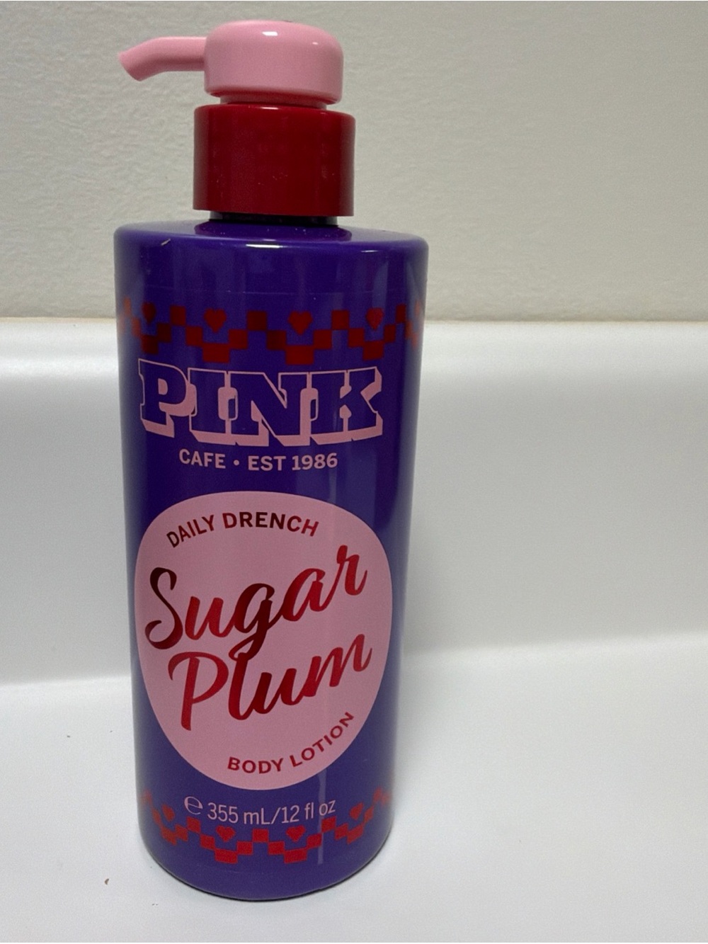 PINK Victoria's Secret Sugar Plum Daily Drench Body Lotion - Purple/Pink
